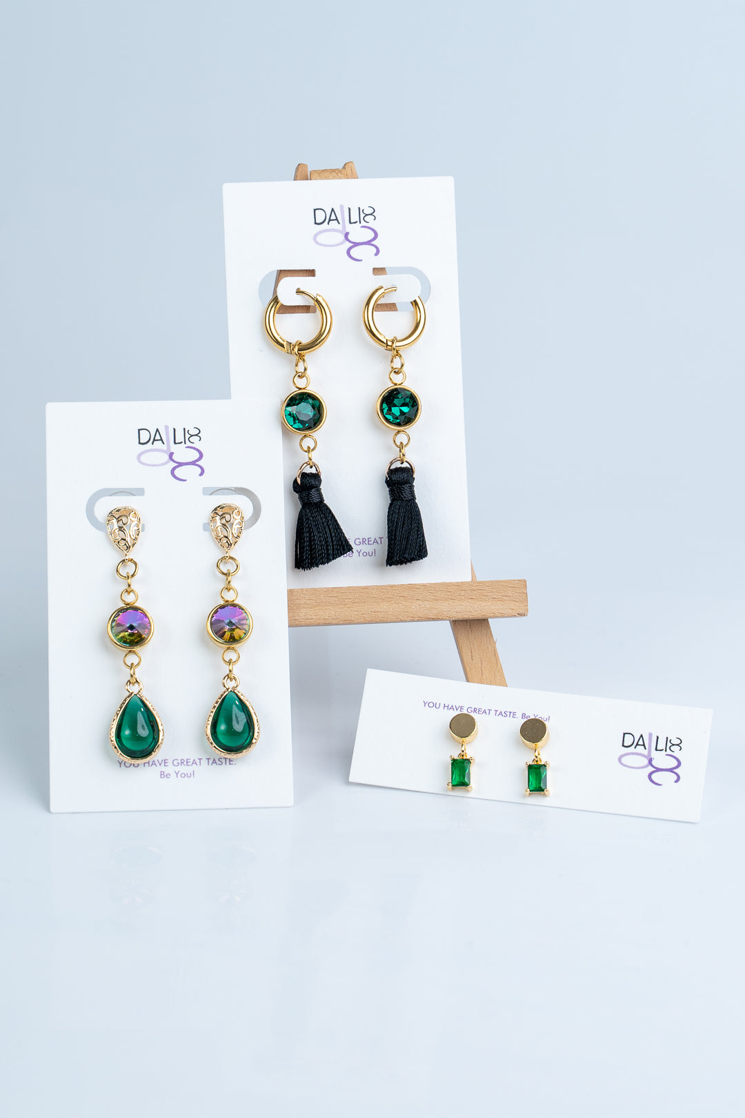 Emerald earrings