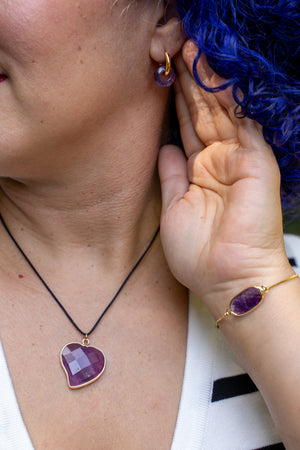 Amethyst bracelet