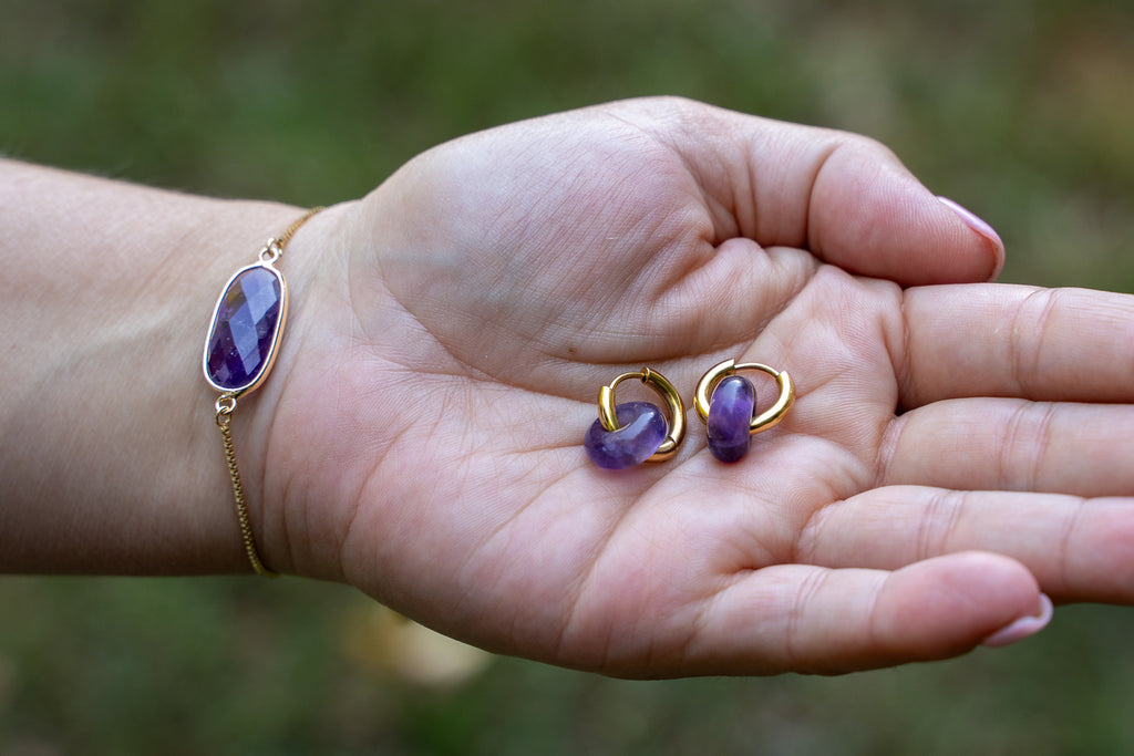 Amethyst bracelet