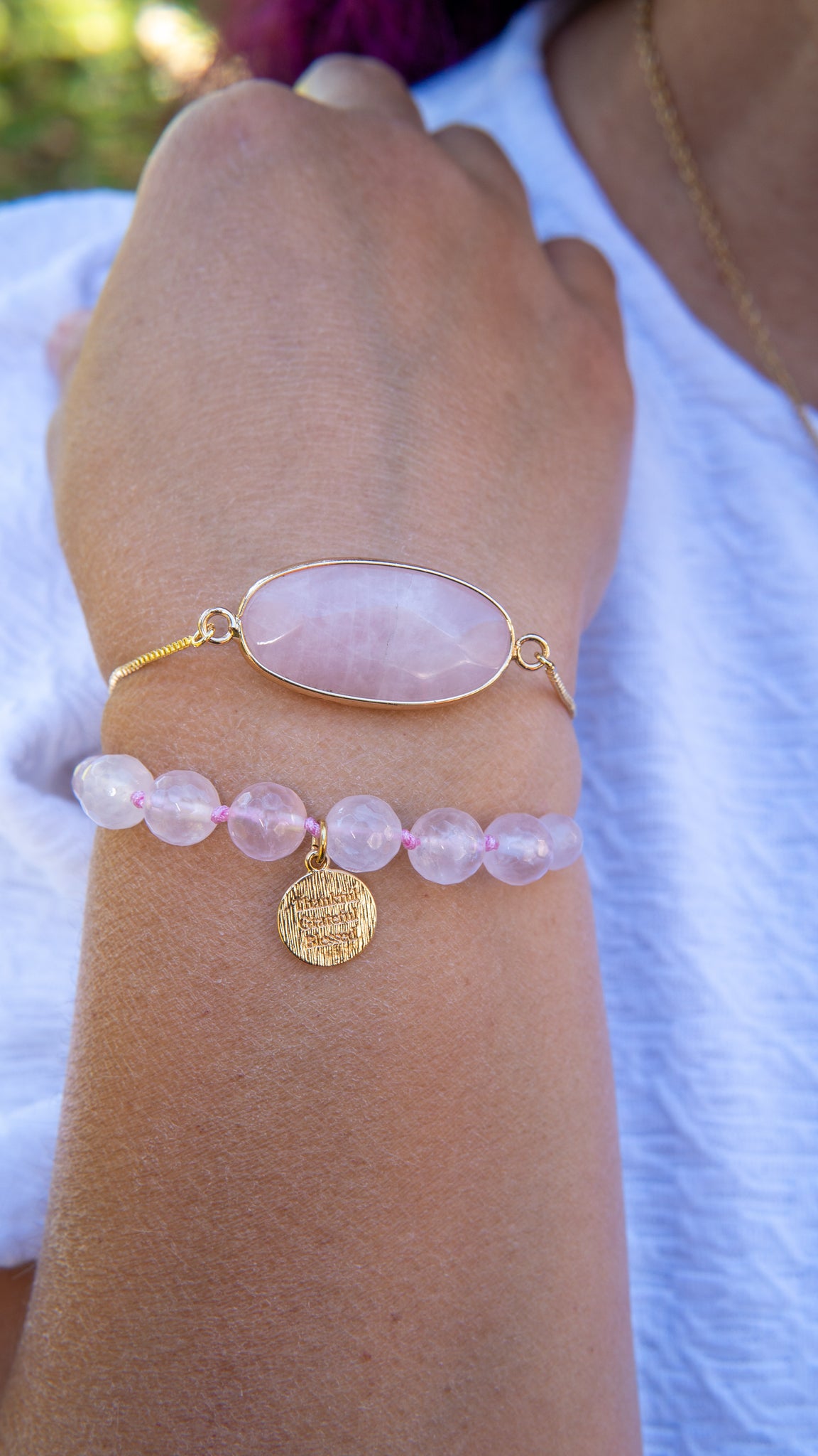 Rose Quartz Bracelets