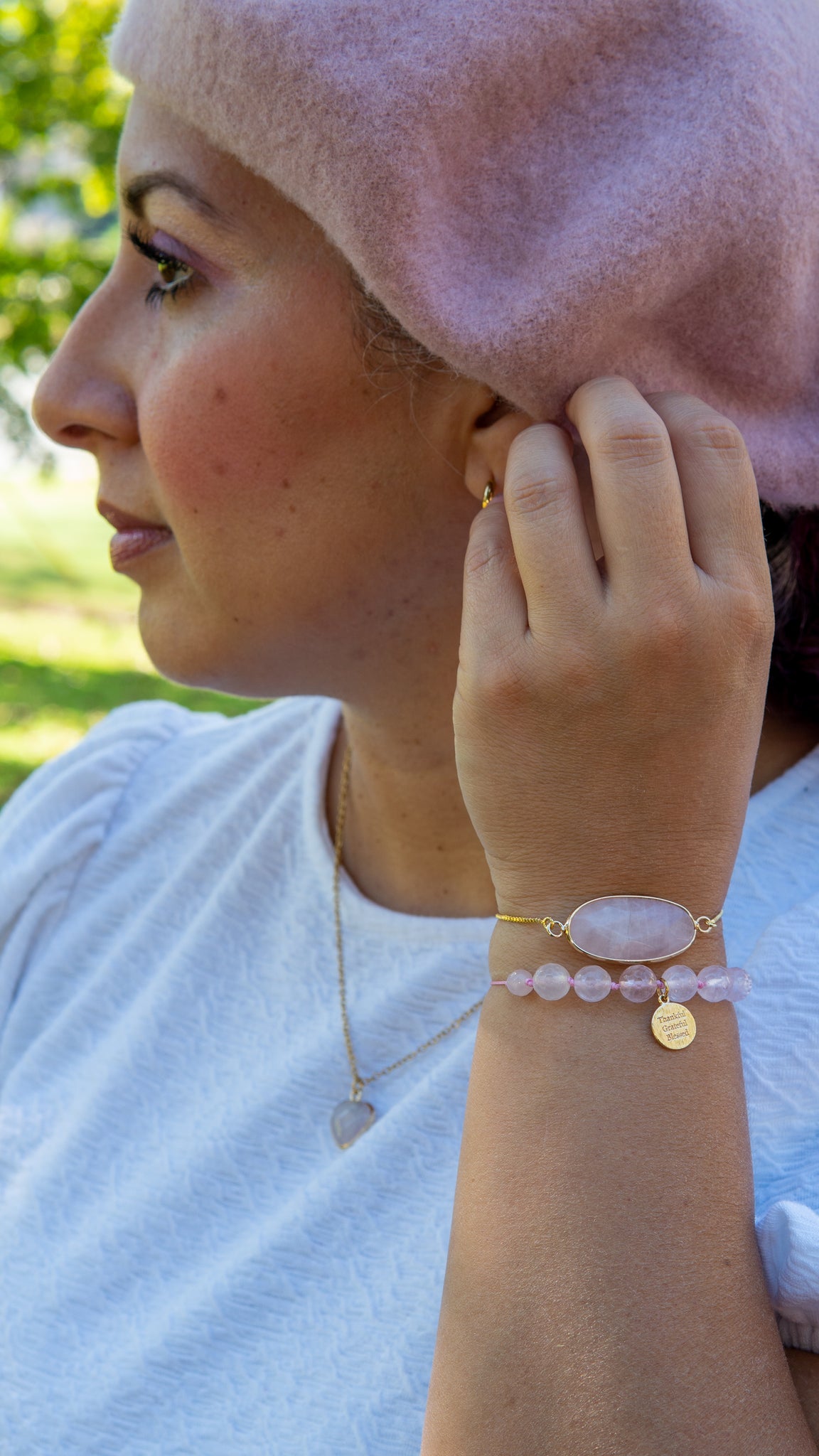 Rose Quartz Bracelets